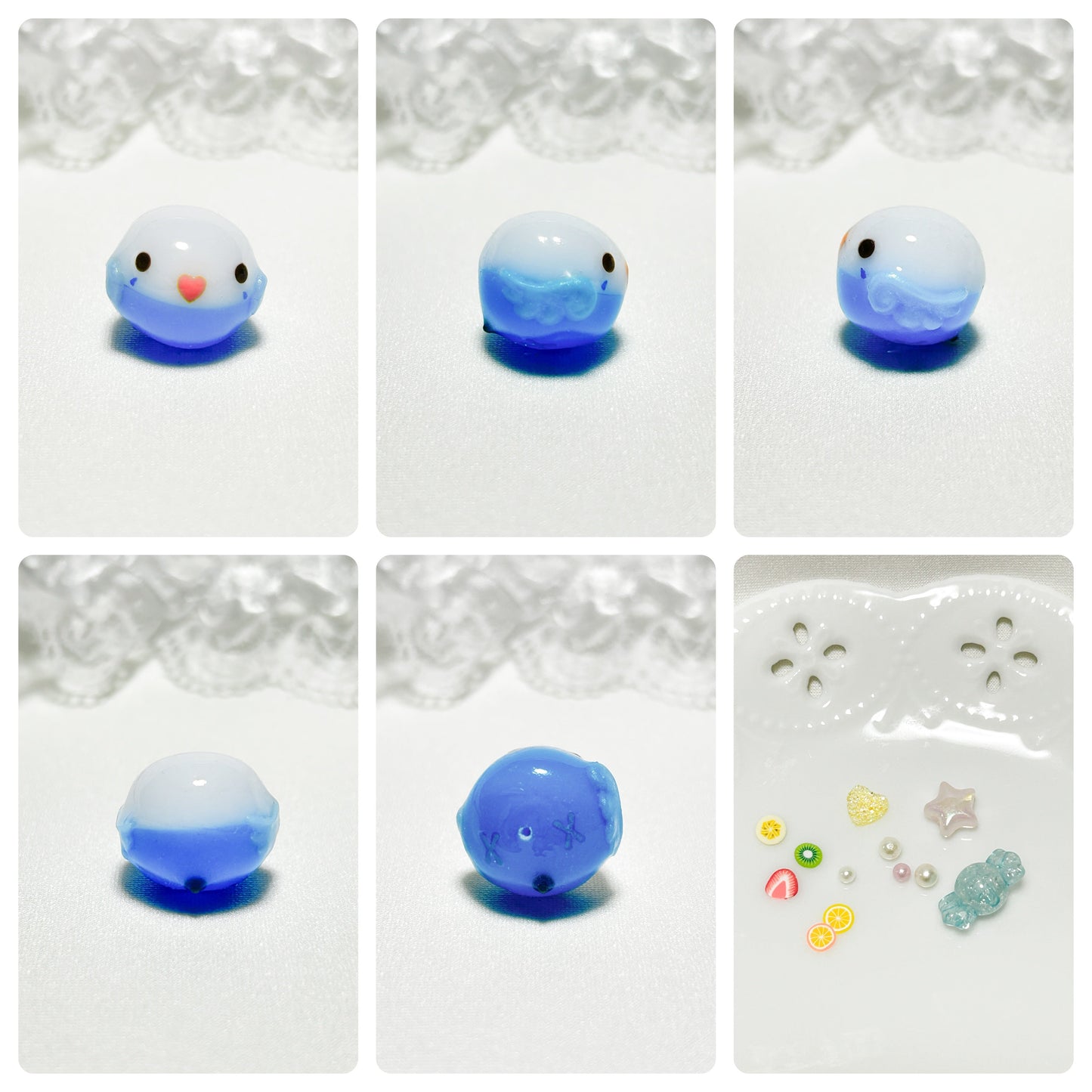 Budgie Candy Bag Shaker Charm