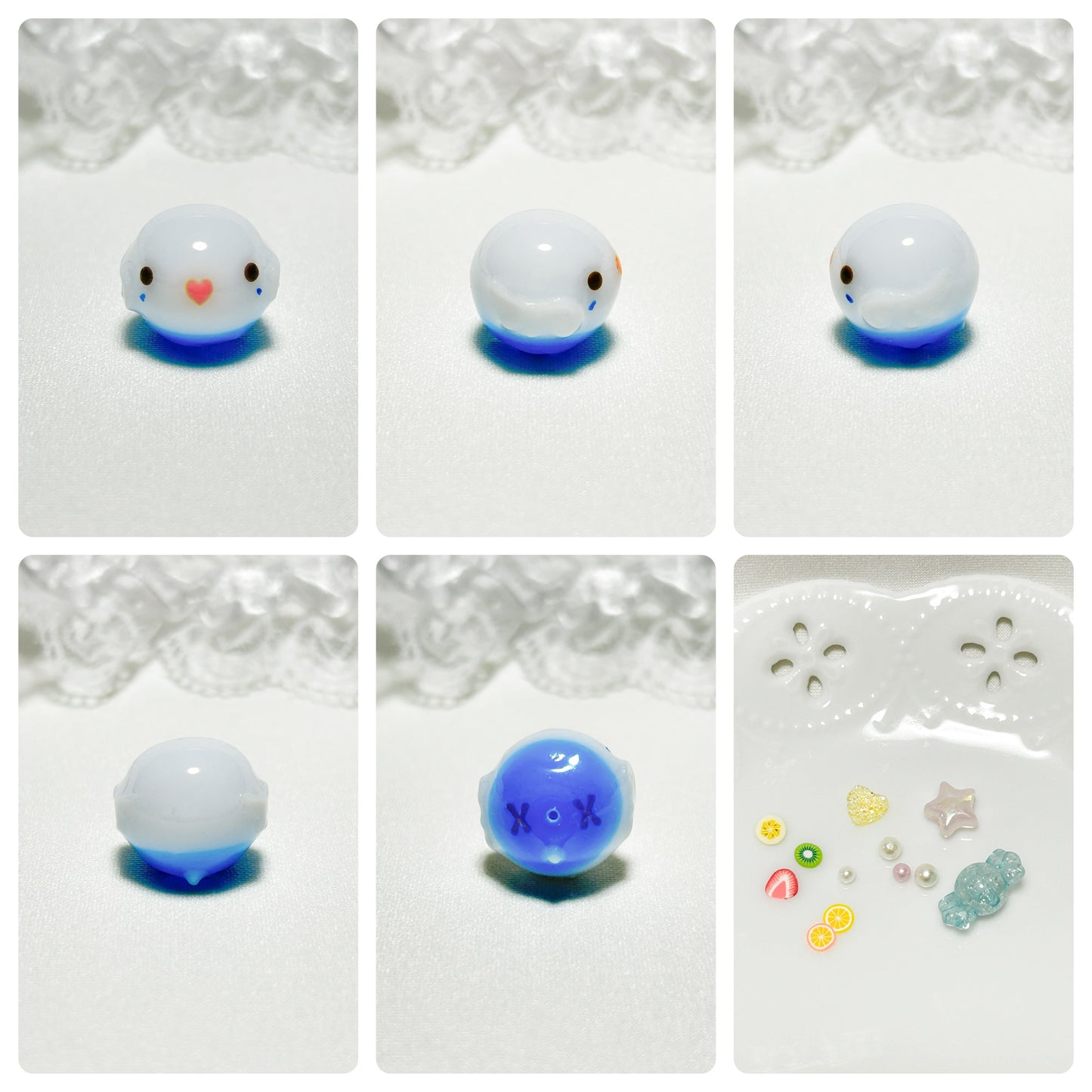 Budgie Candy Bag Shaker Charm