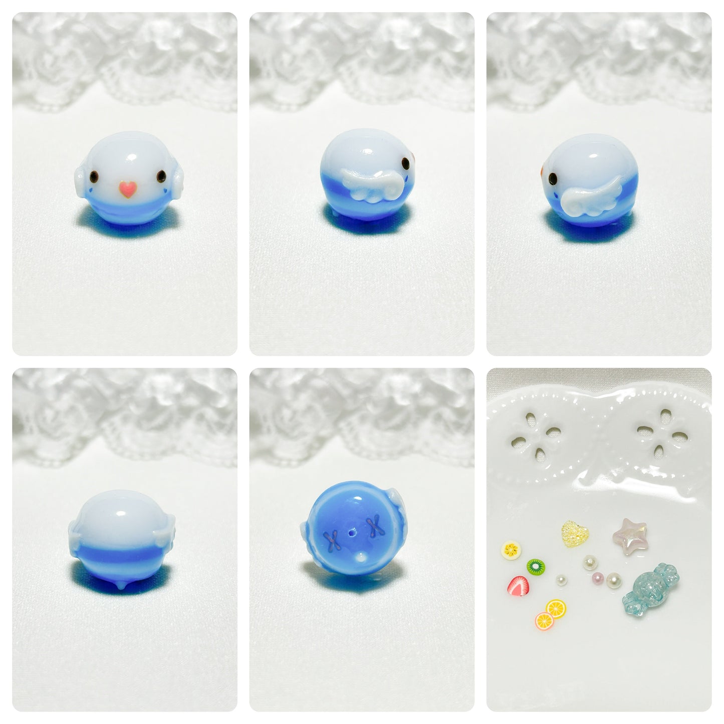 Budgie Candy Bag Shaker Charm