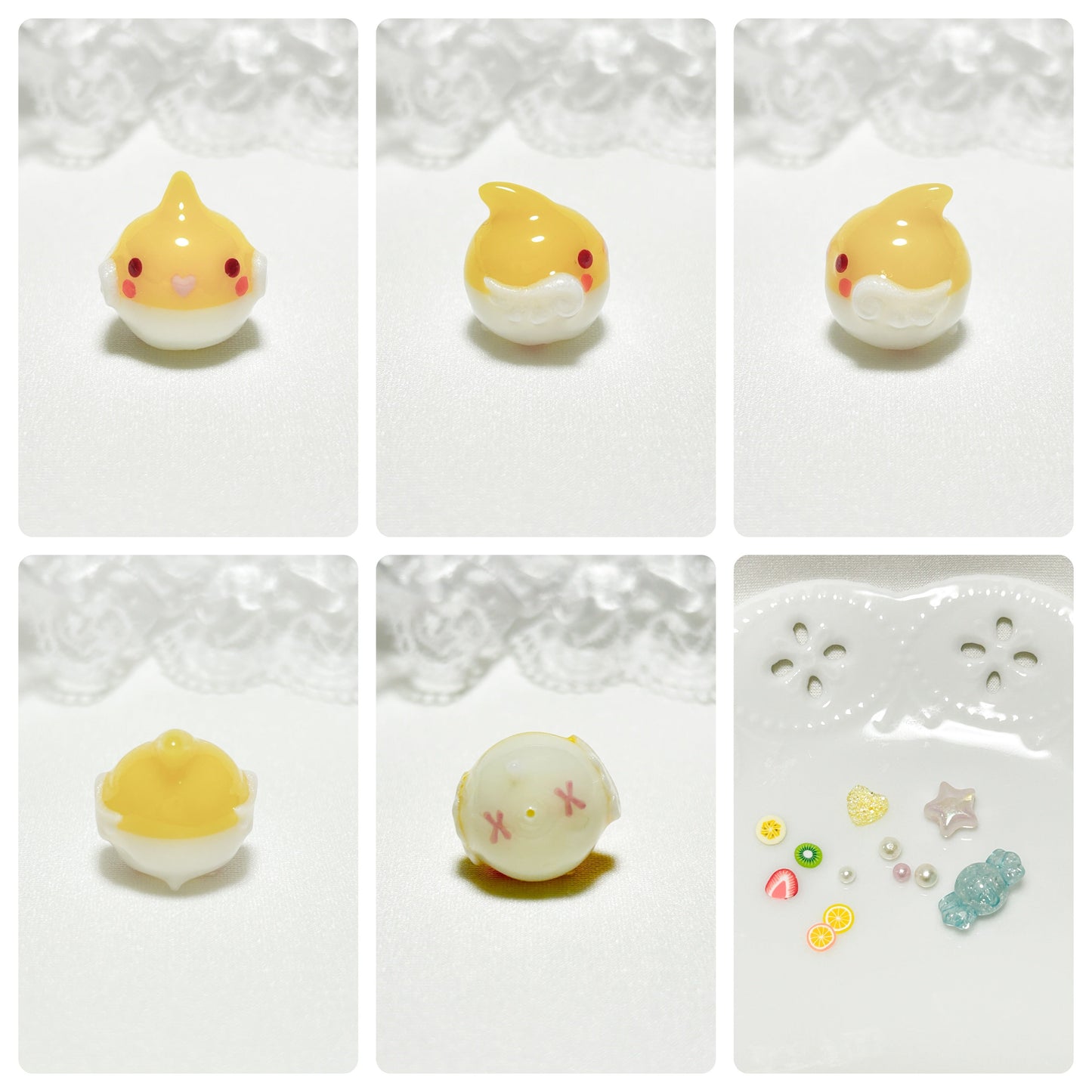 Cockatiel Candy Bag Shaker Charm