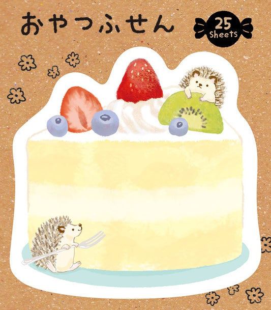 Hedgehog & Cake Sticky Notes