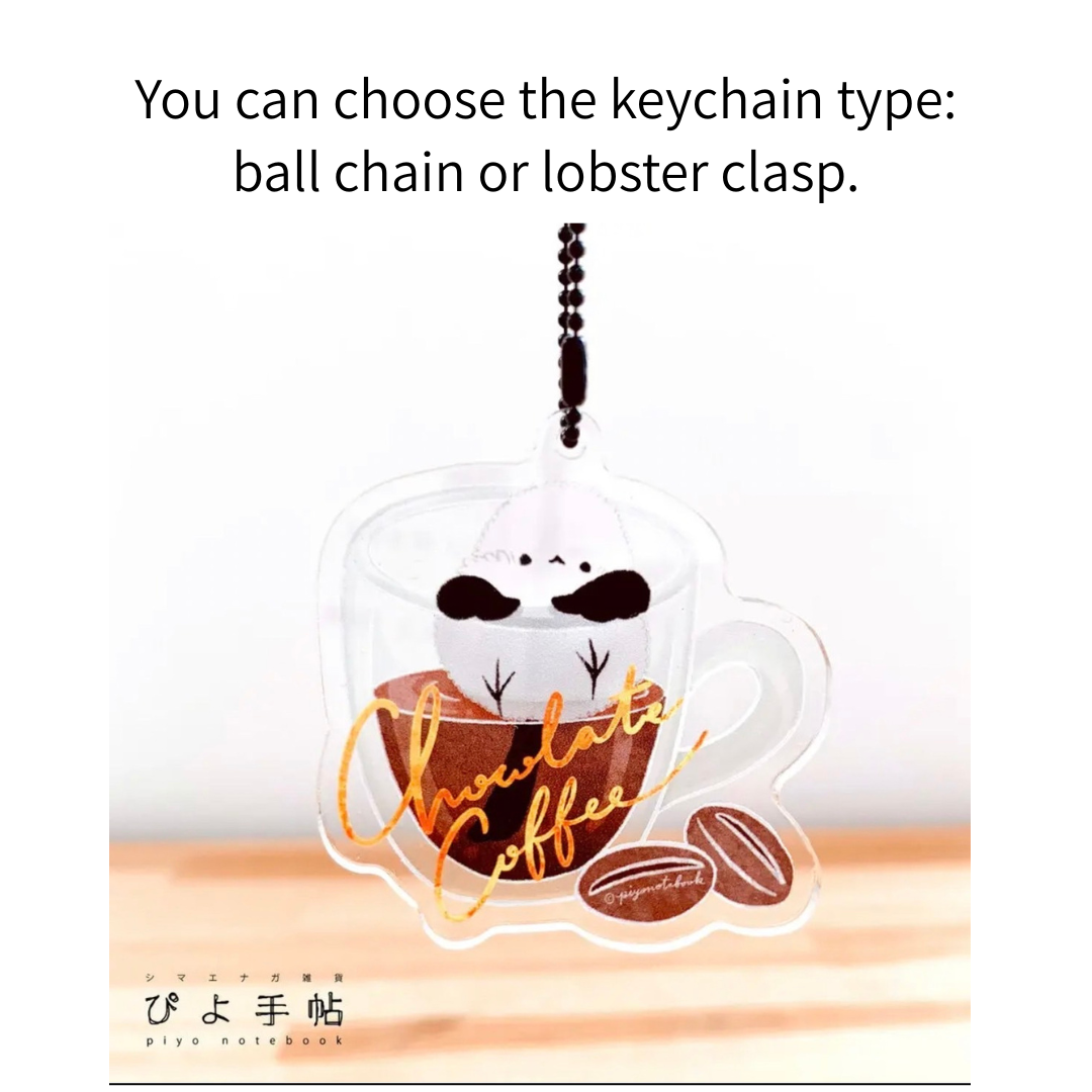 Long-tailed Tit Acrylic Key Holder