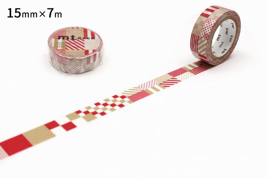 mt deco Mix Red Japanese Washi Tape Masking Tape