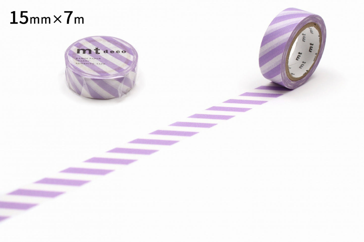 mt deco Stripe Lilac Japanese Washi Tape Masking Tape