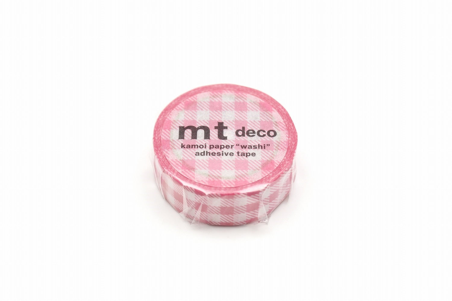 mt deco Stripe Gingham Check Pink - Sweet Birdie Boutique, Gift Shop for  Stationery Lovers – Sweet Birdie Boutique (International)