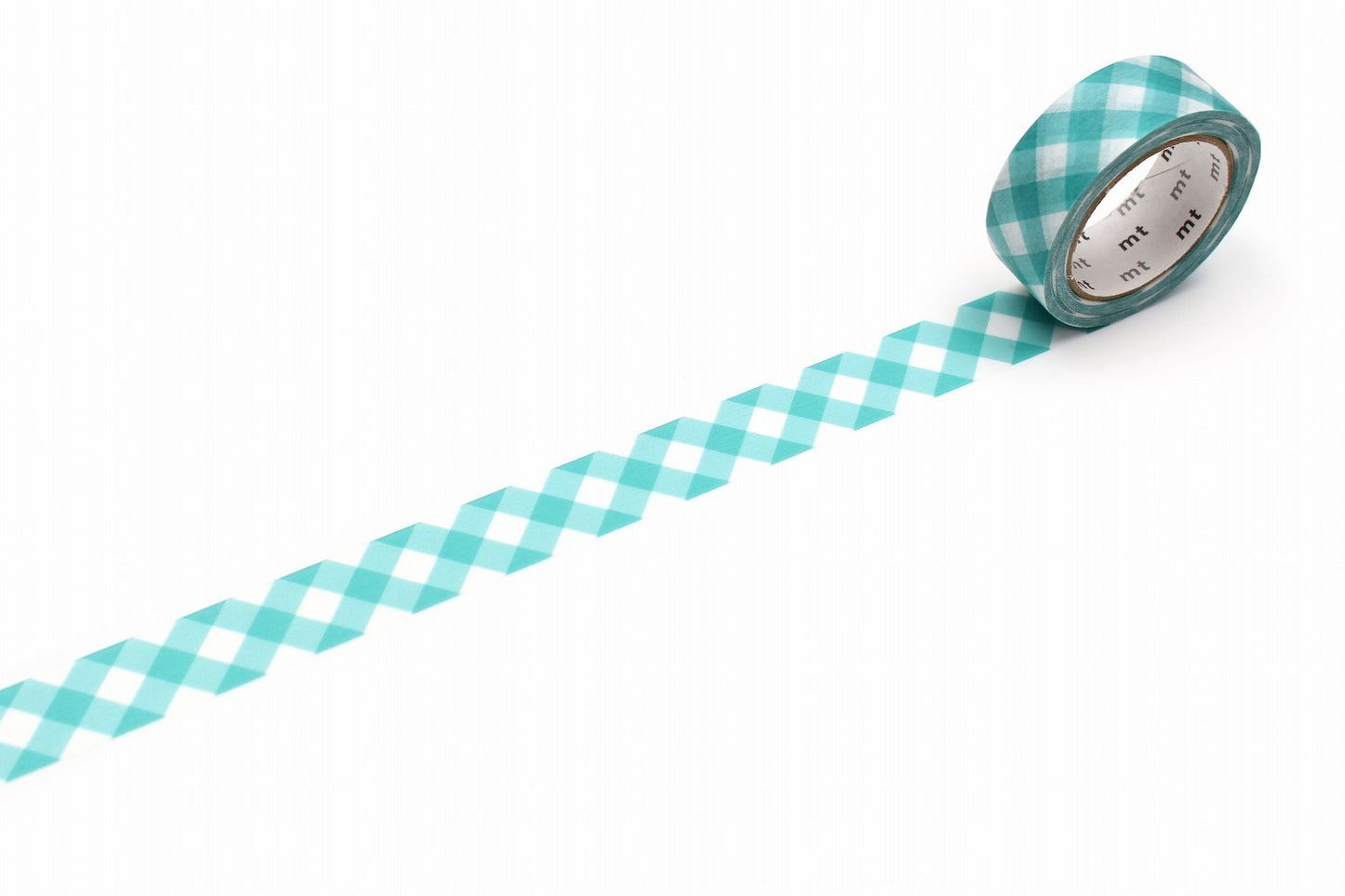 mt deco Gingham Check Green Japanese Washi Tape