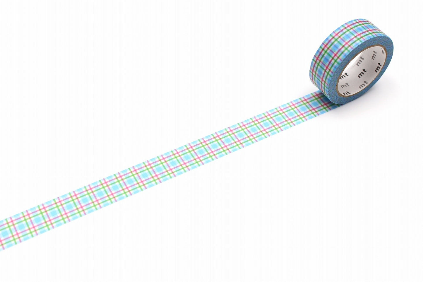 mt deco Colorful Gingham Check Blue Japanese Washi Tape