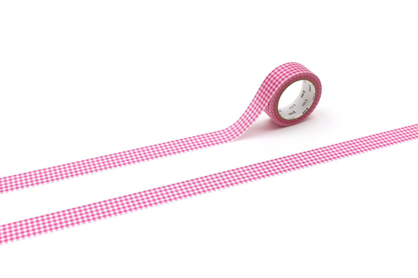 mt deco Gingham Check Pink Japanese Washi Tape