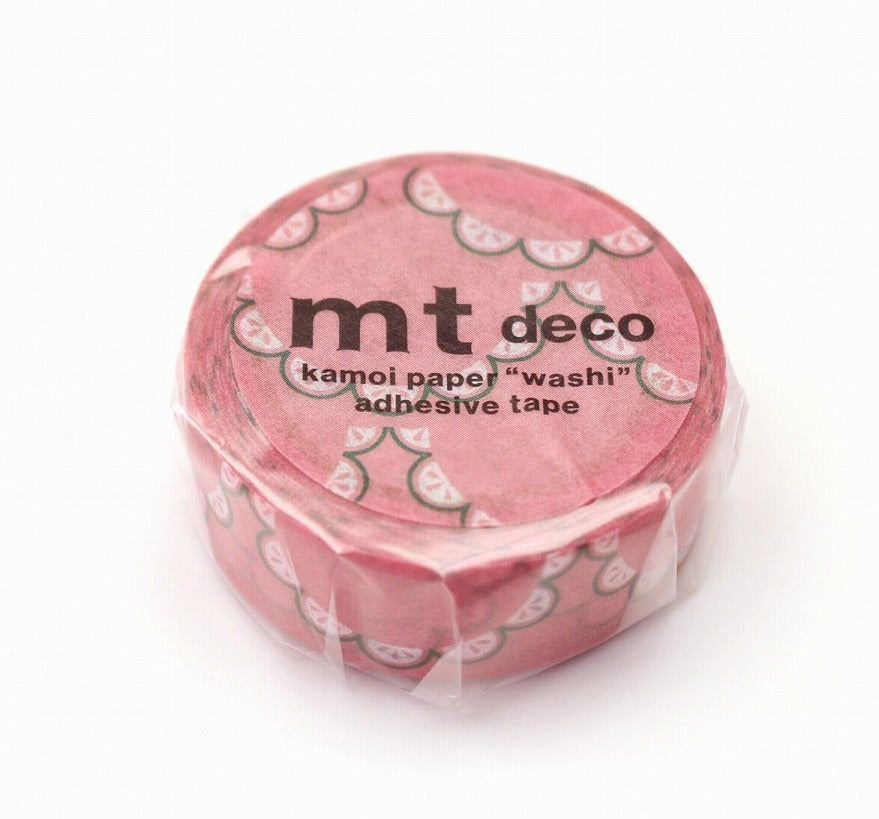 mt deco Retro Design Flower Race Japanese Washi Tape Masking Tape