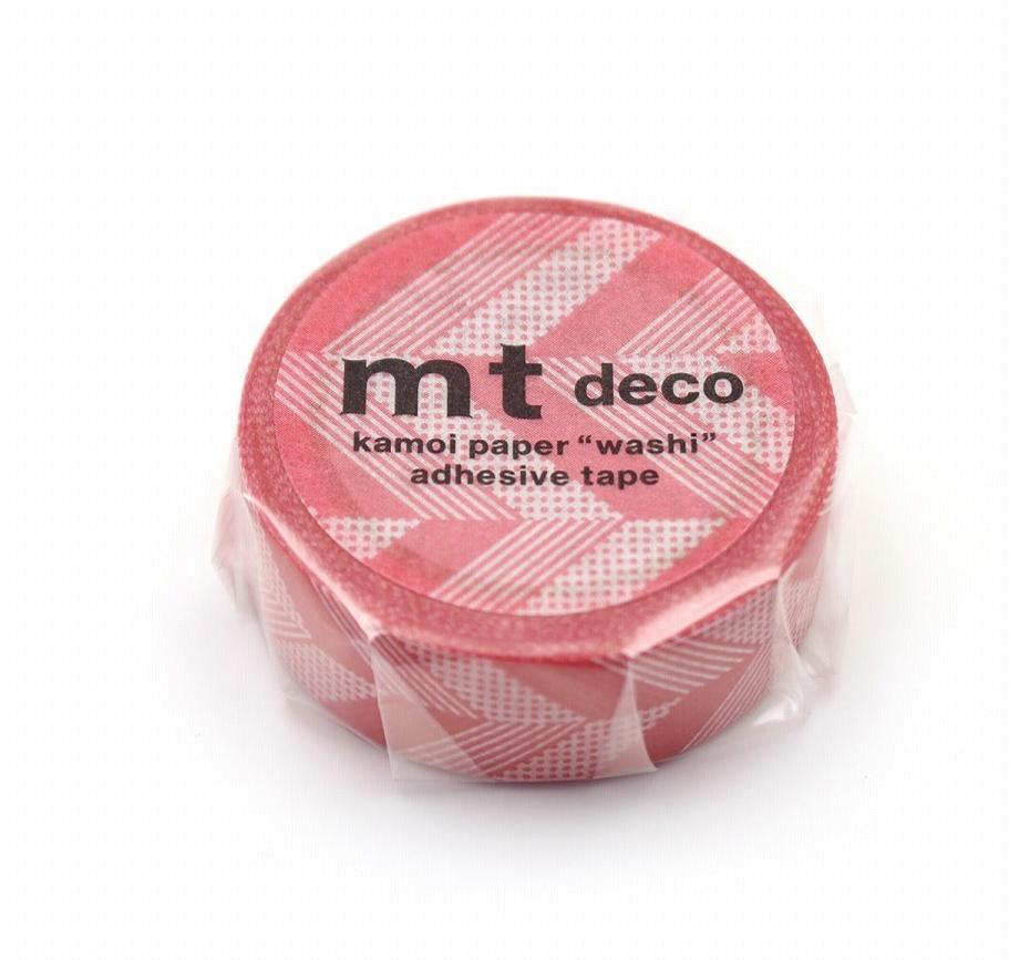 mt deco Multi Stripe Pink Japanese Washi Tape Masking Tape