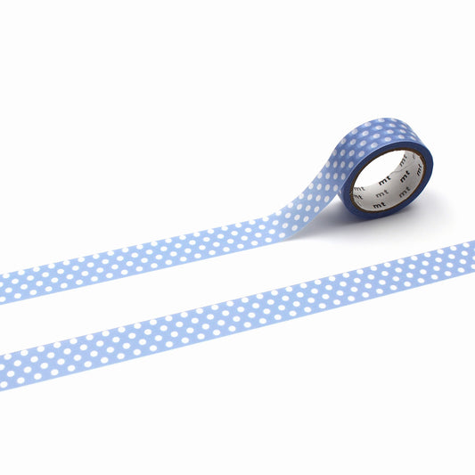 mt Deco Dot Light Blue Purple Japanese Washi Tape Masking Tape