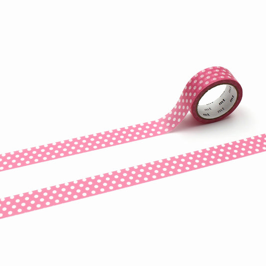 mt Deco Dot Aurora Pink Japanese Washi Tape Masking Tape