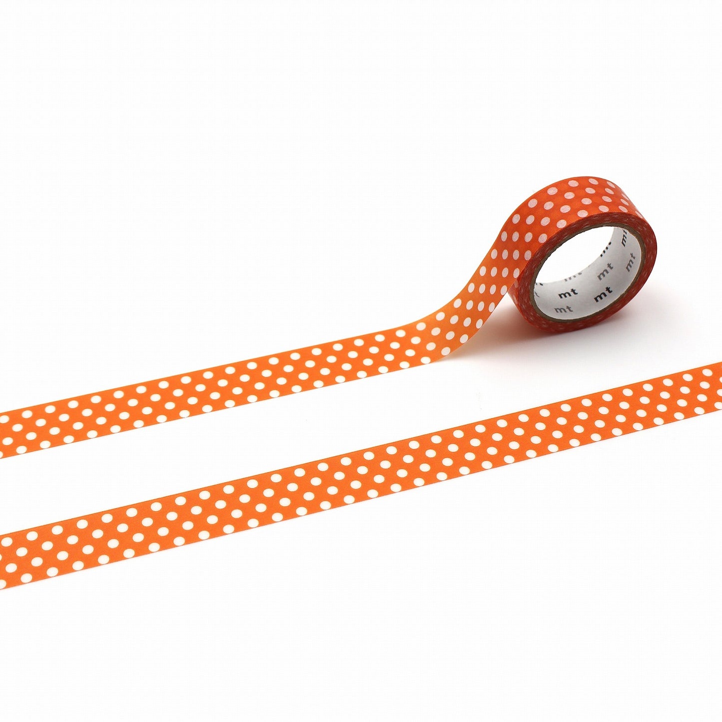 mt Deco Dot Deep Orange Japanese Washi Tape Masking Tape
