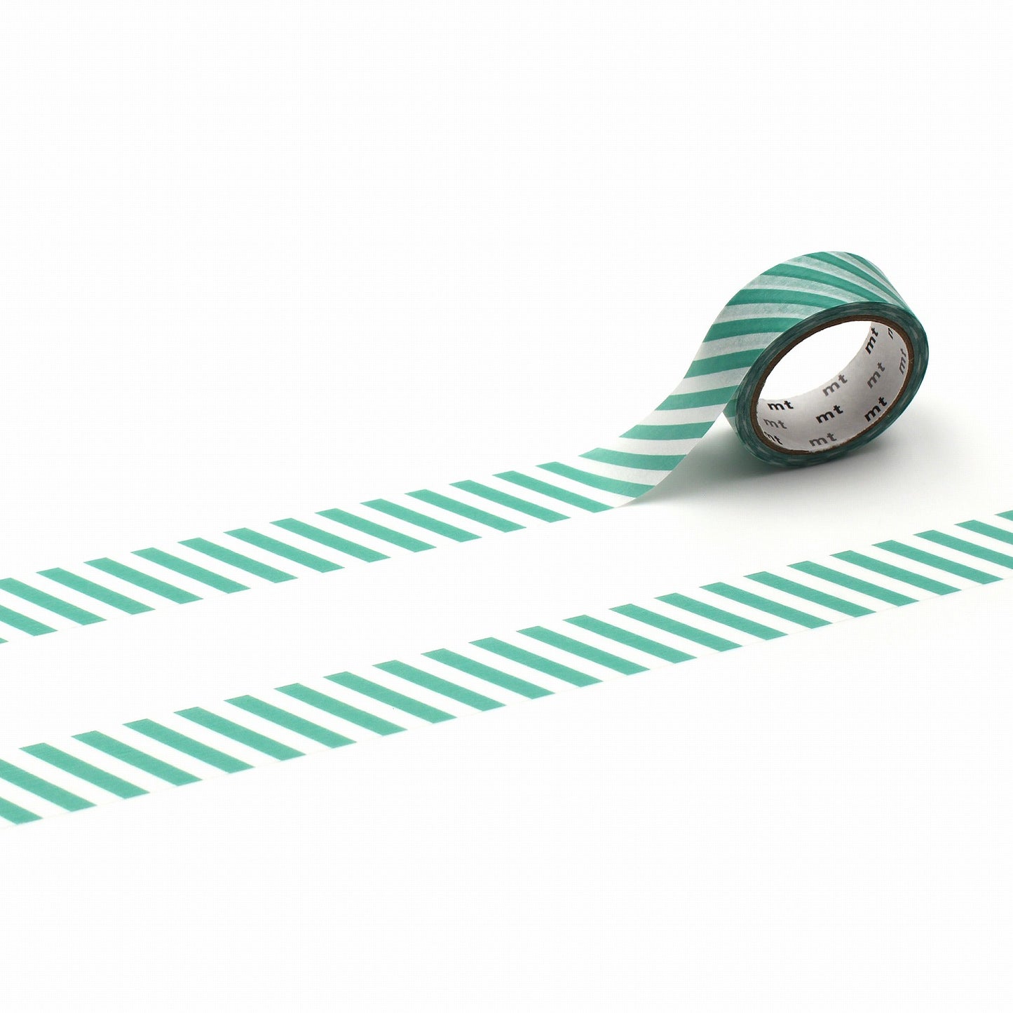 mt Deco Stripe Emerald Green Japanese Washi Tape Masking Tape