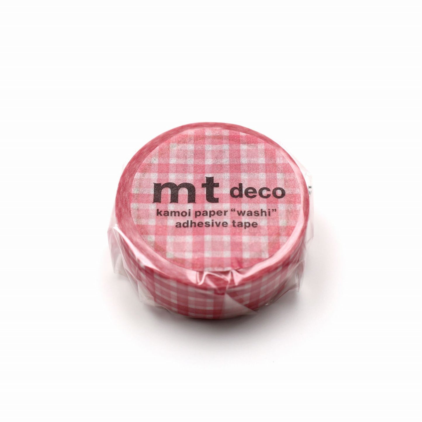 mt Deco Gingham Check Pink Japanese Washi Tape Masking Tape