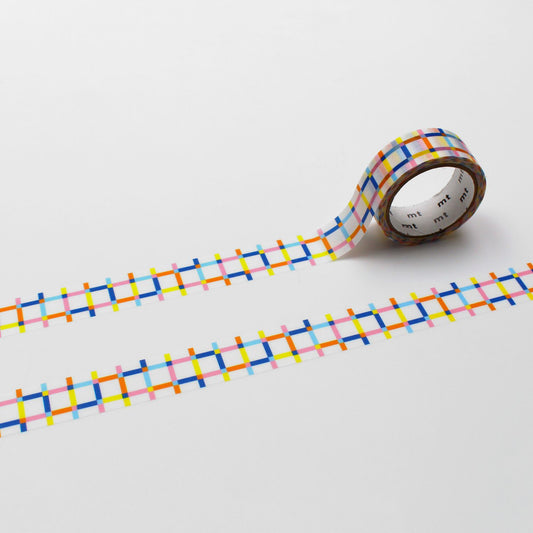 mt Deco Colorful Gingham Check Random Japanese Washi Tape Masking Tape
