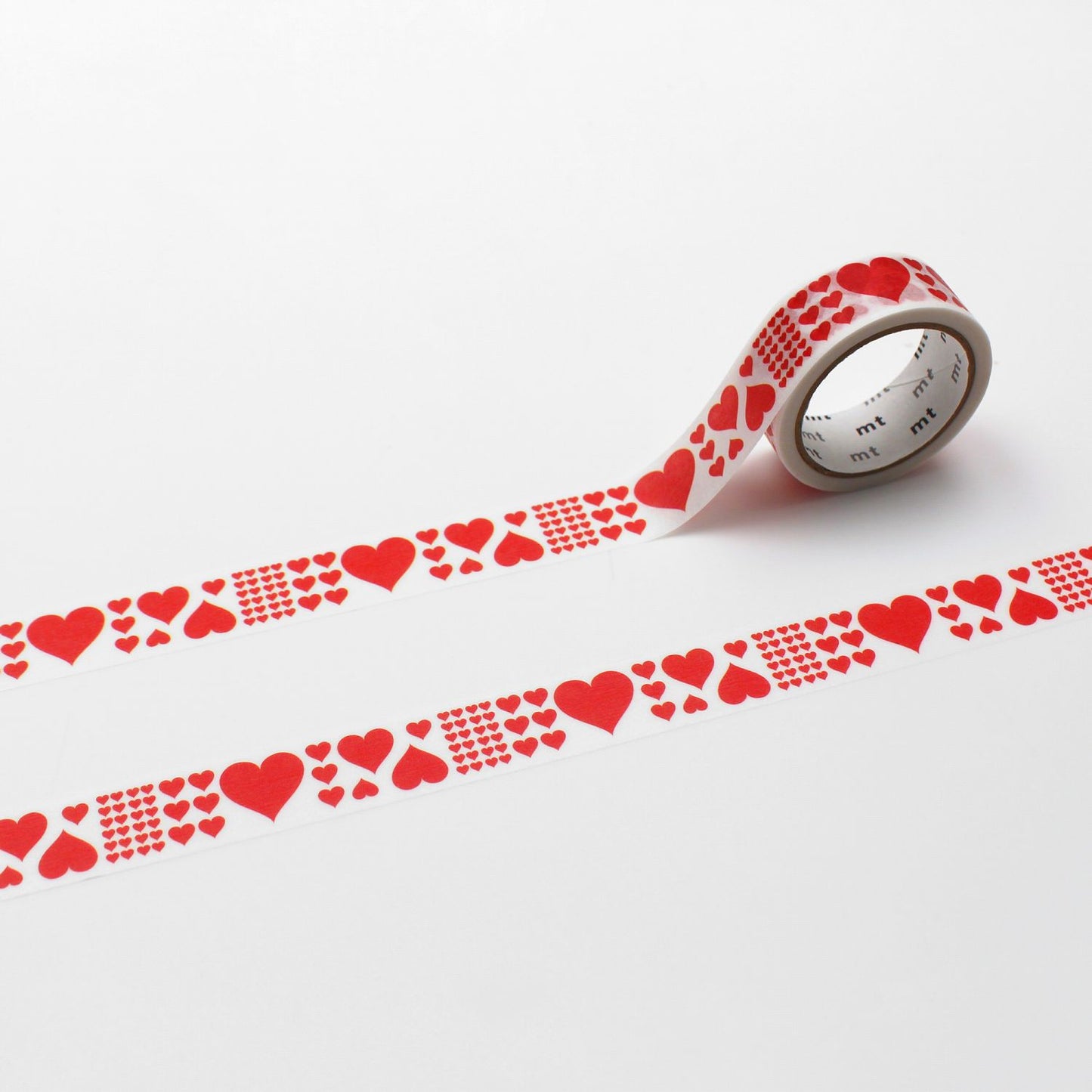mt Deco Heart Red Japanese Washi Tape Masking Tape
