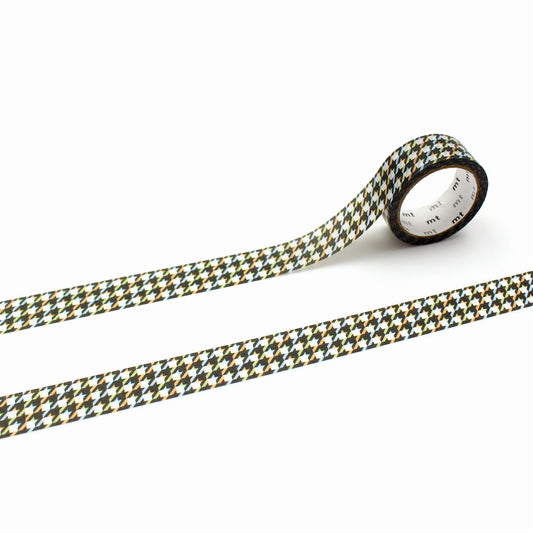 mt deco Houndstooth Multi Color Japanese Washi Tape Masking Tape