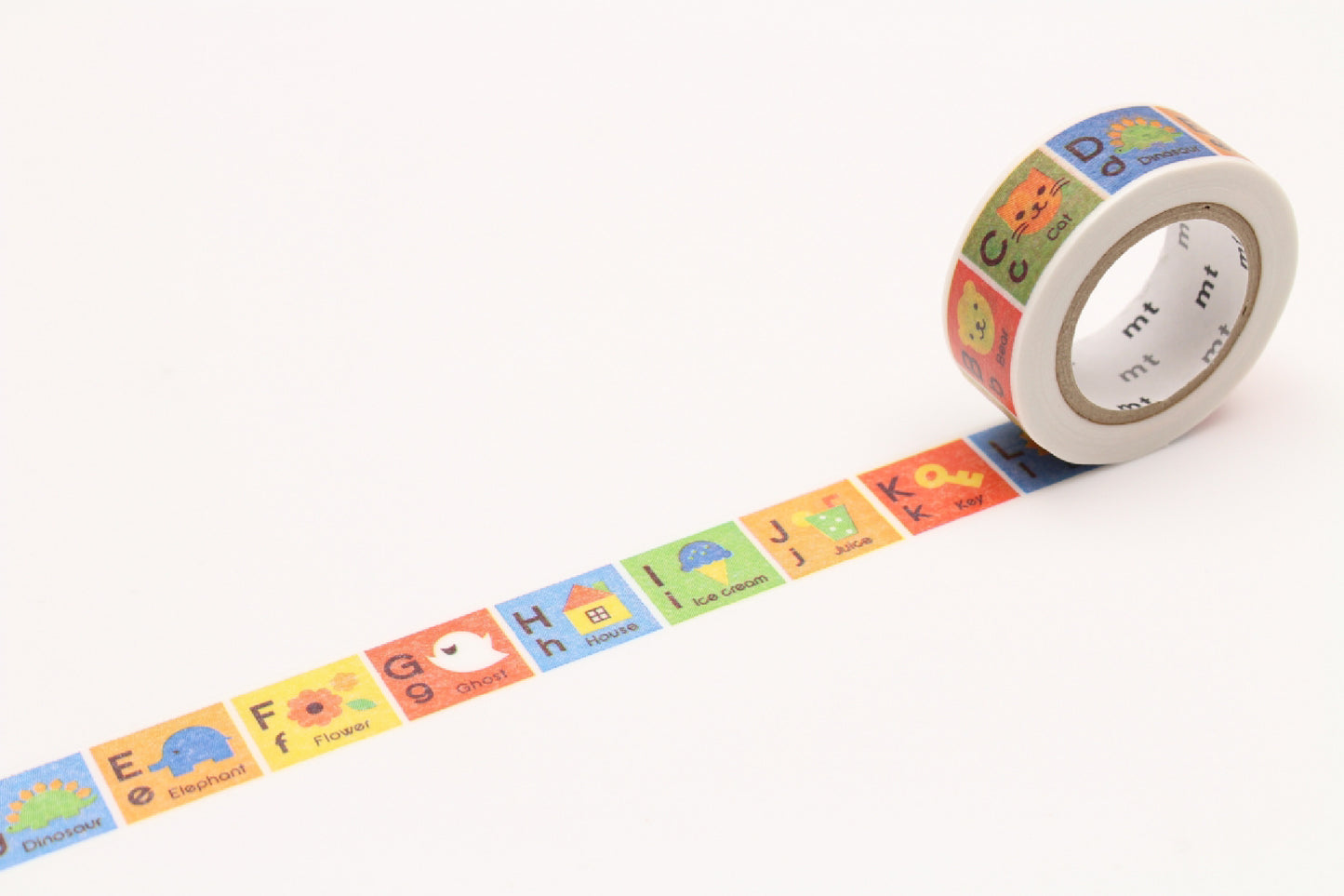 mt for kids Alphabet A-M Japanese Washi Tape Masking Tape