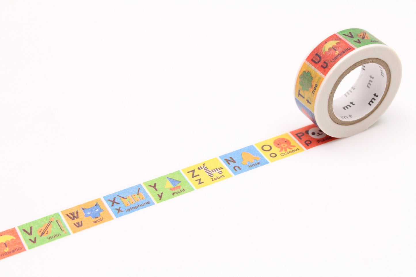 mt for kids Alphabet N-Z Japanese Washi Tape Masking Tape