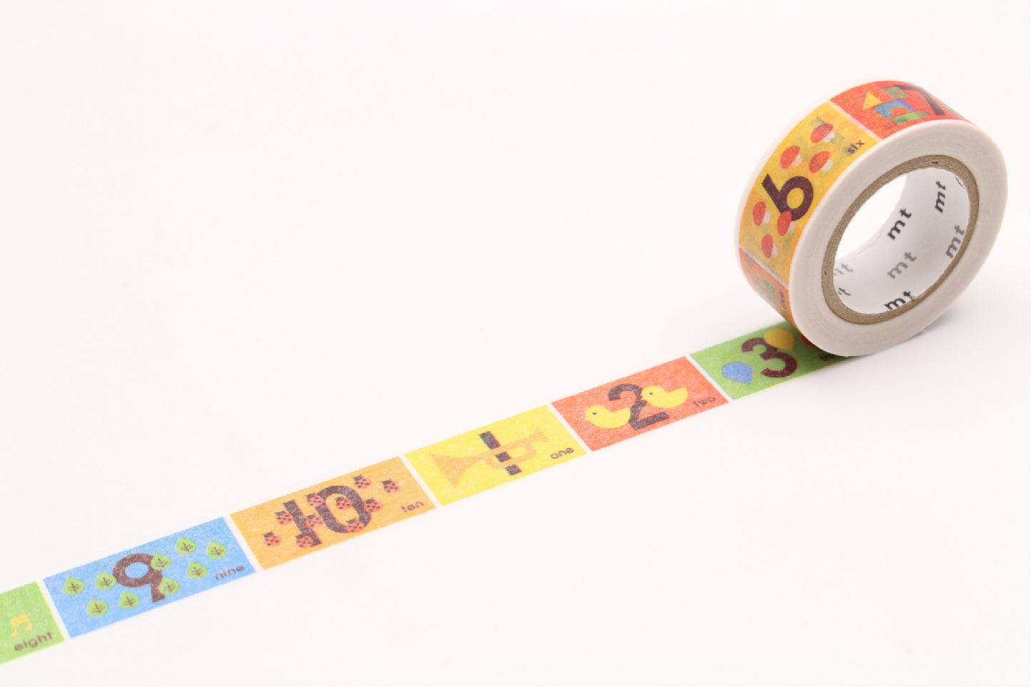 mt for kids Numbers Japanese Washi Tape Masking Tape