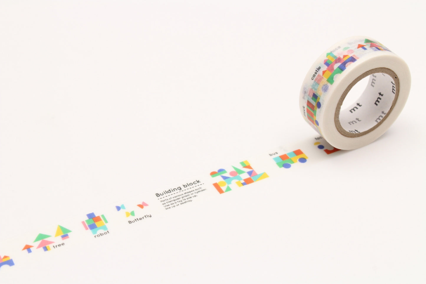 mt for kids Building Block Japanese Washi Tape Masking Tape