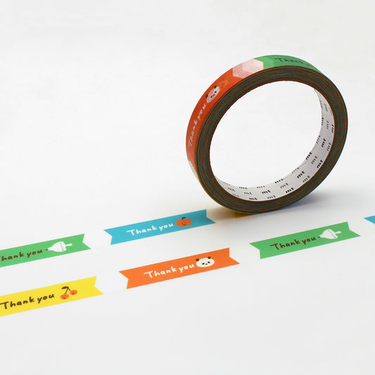 mt large core Thank You Japanese Washi Masking Tape Strong Adhesive