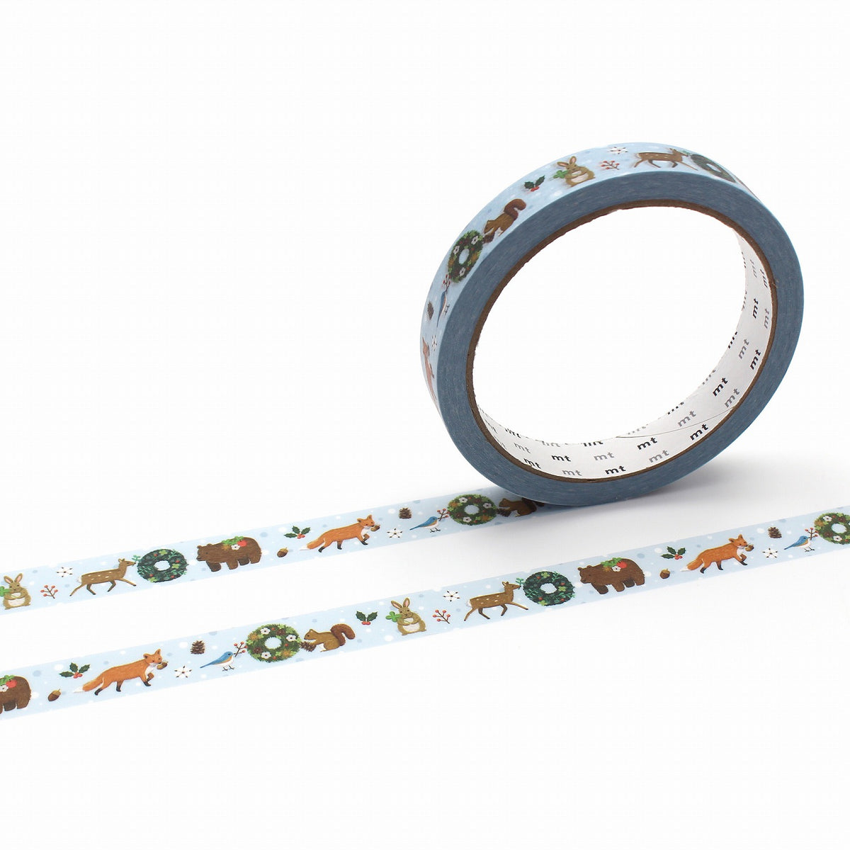 mt large core Animal Wreath Japanese Washi Masking Tape Strong Adhesive