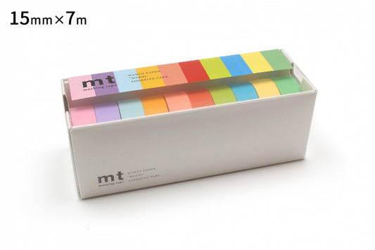 mt Light Color Japanese Washi Tape Masking Tape 10 Rolls Set
