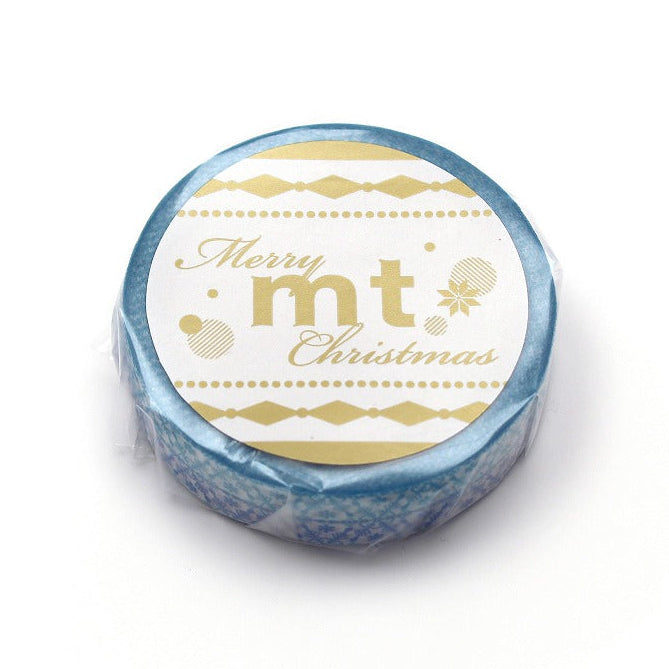 mt Christmas 2025 Snowflake Japanese Washi Tape Masking Tape Slim Type