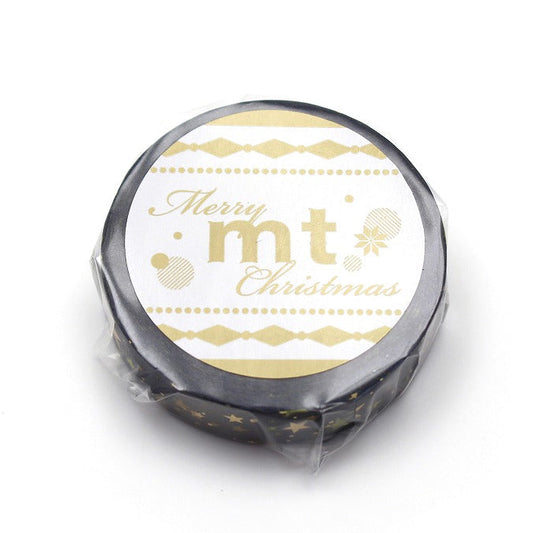 mt Christmas 2025 Twinkle Glitter Japanese Washi Tape Masking Tape Slim Type