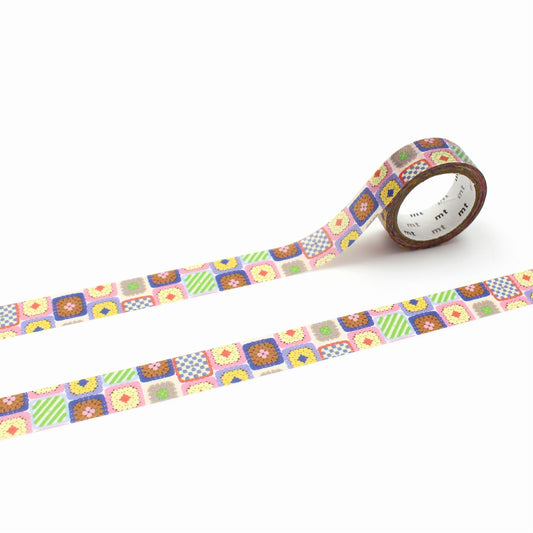 mt ex Mosaic Granny Square Japanese Washi Tape Masking Tape