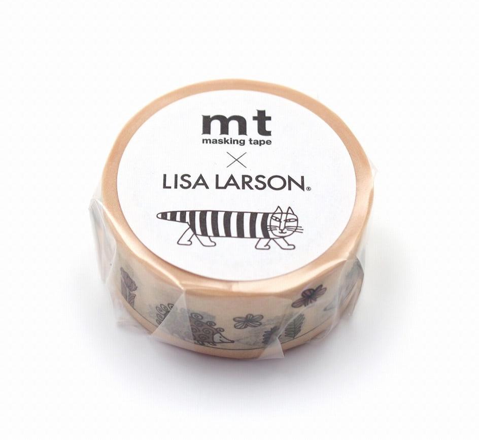 mt x Lisa Larson Hedgehog Garden Japanese Washi Tape Masking Tape