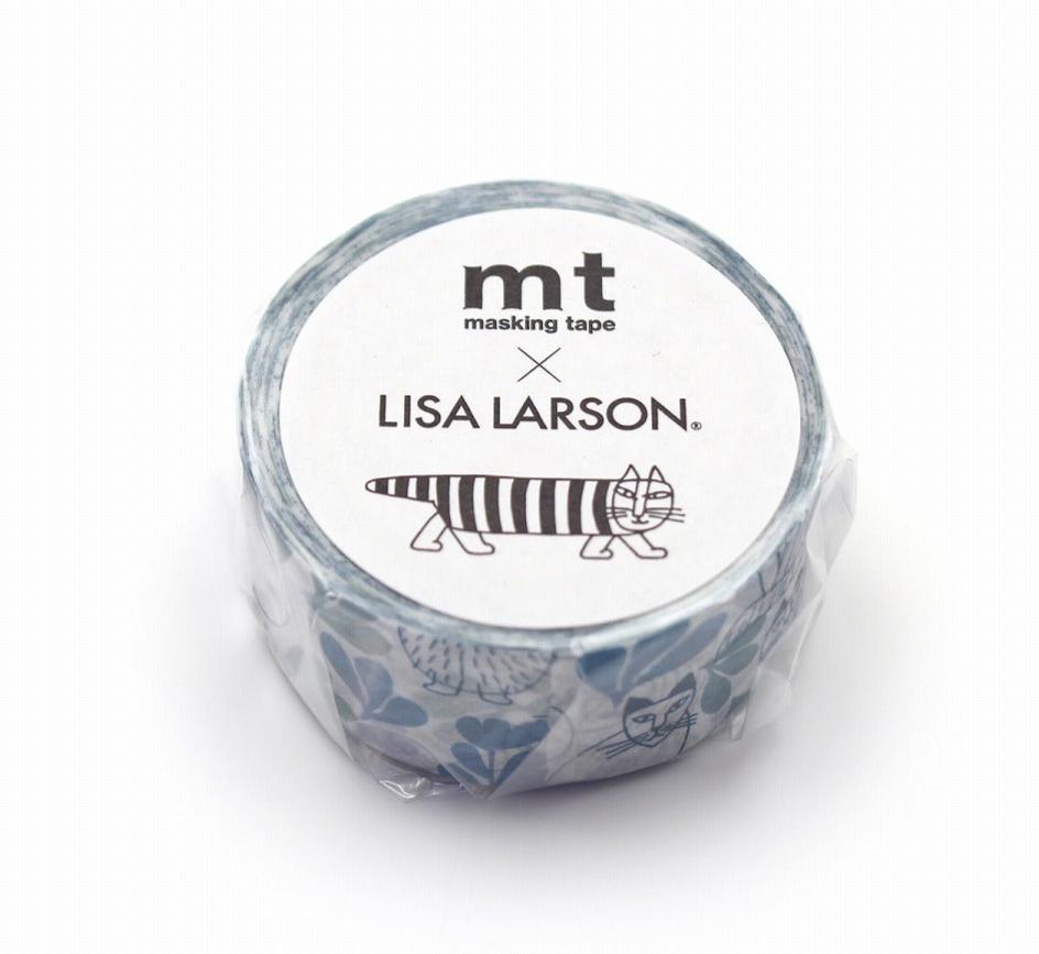 mt x Lisa Larson Leaves Series Cat Japanese Washi Tape Masking Tape