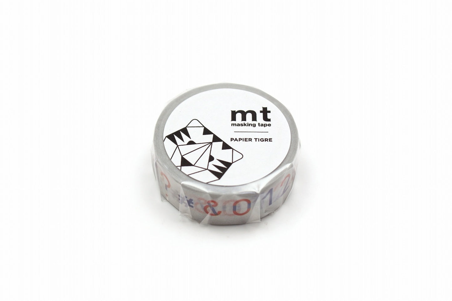 mt PAPIER TIGRE Les numeros Japanese Washi Tape