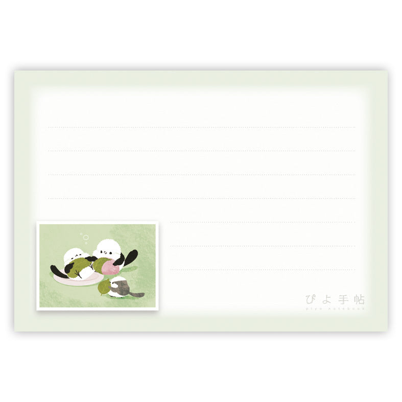 Long-tailed Tit & Sakura Mochi Memo Pad