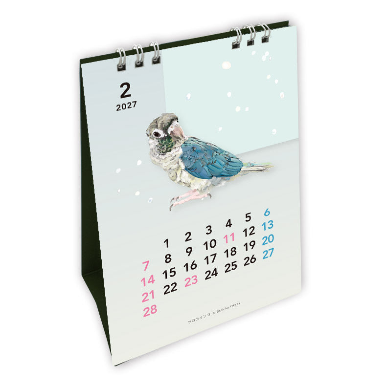 "Pre-order " 2027 Beautiful Birds Desk Calendar