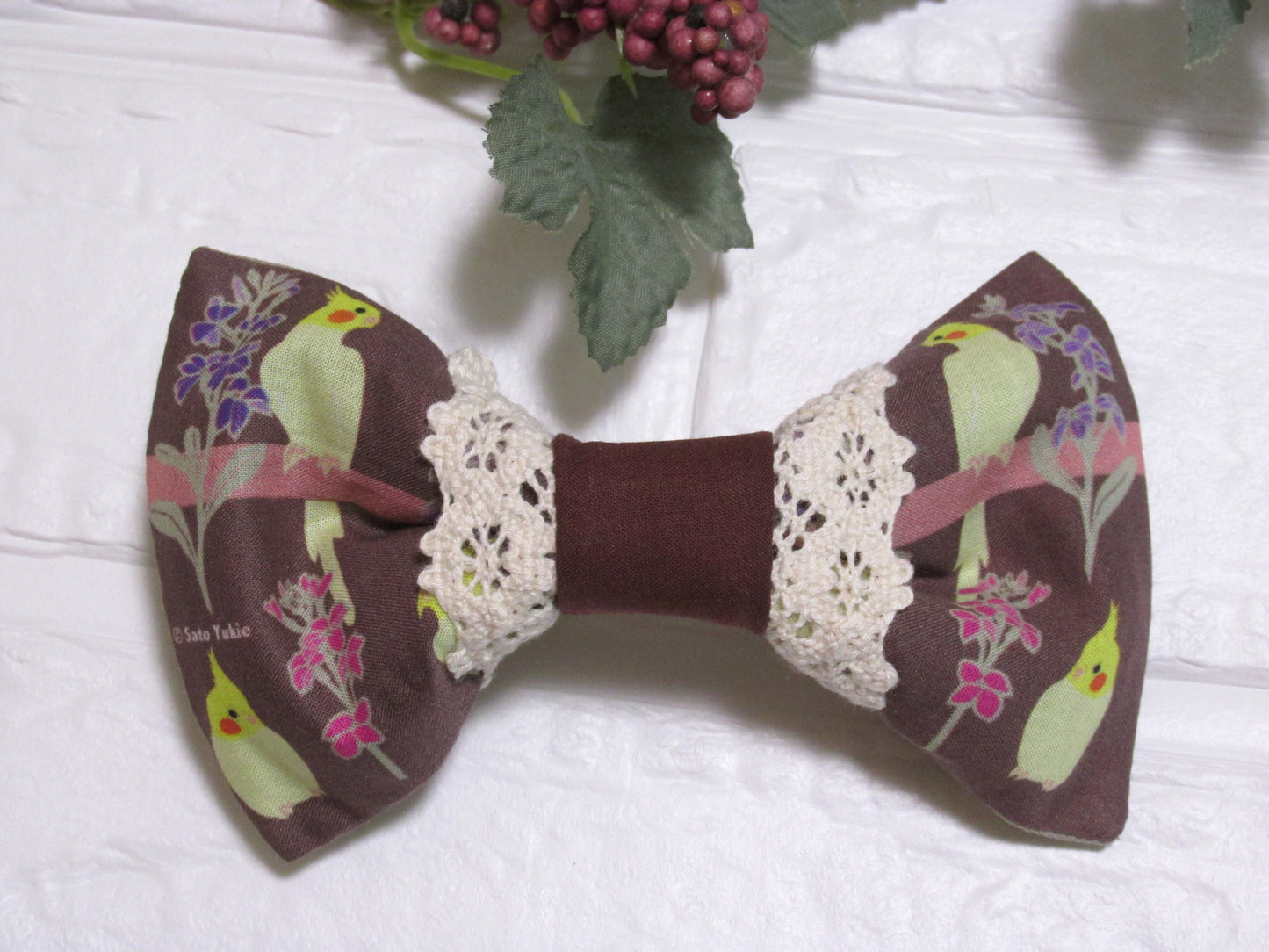 Cockatiel Ribbon Barrette