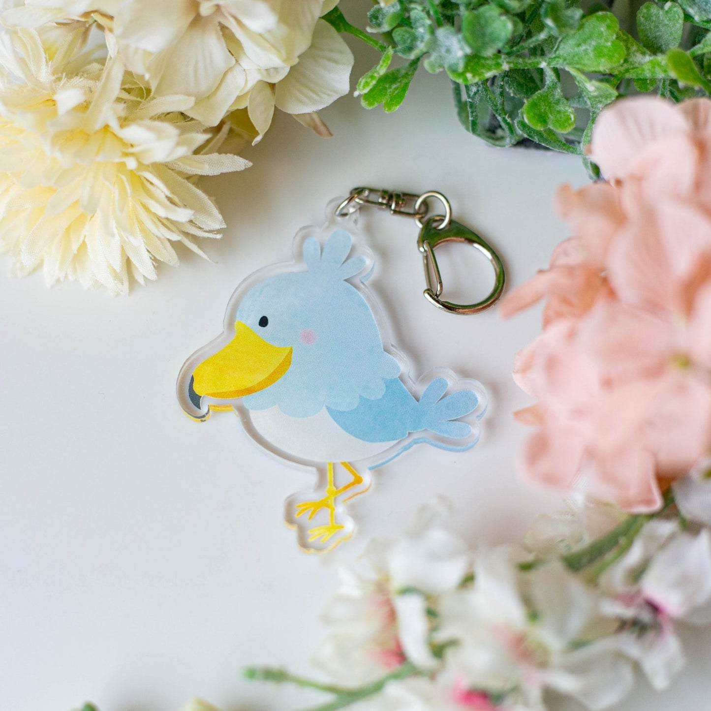 (Made-to-order requests are currently closed. Please wait until we reopen.) Made-to-Order Shoebill Acrylic Key Holder