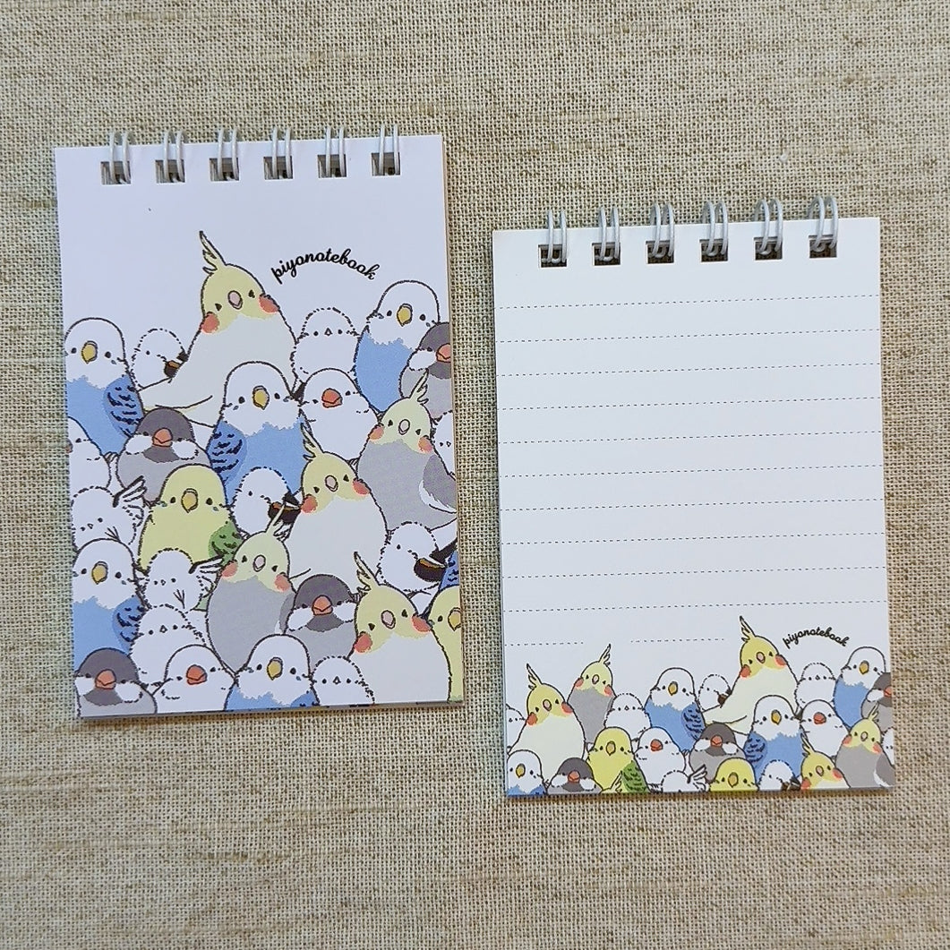 Long-tailed Tit Budgie Java Sparrow Cockatiel Mini Memo Pad
