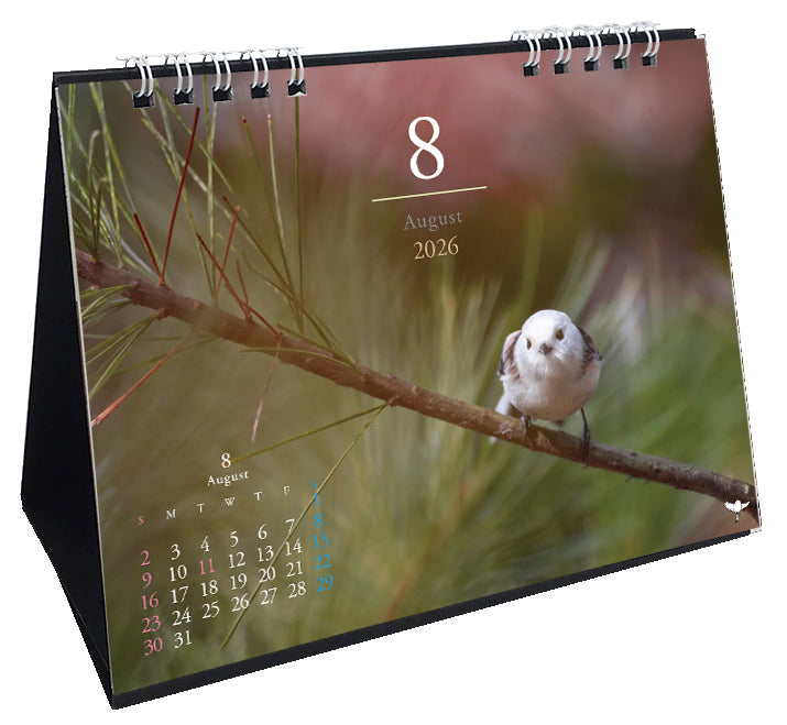2026 Long-tailed Tit Desk Calendar