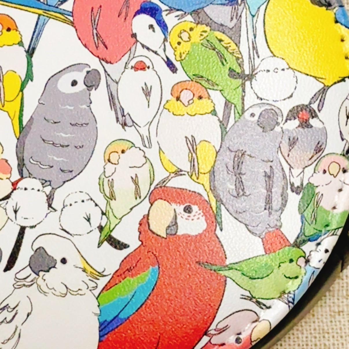 Many Birds Coin Purse Pouch