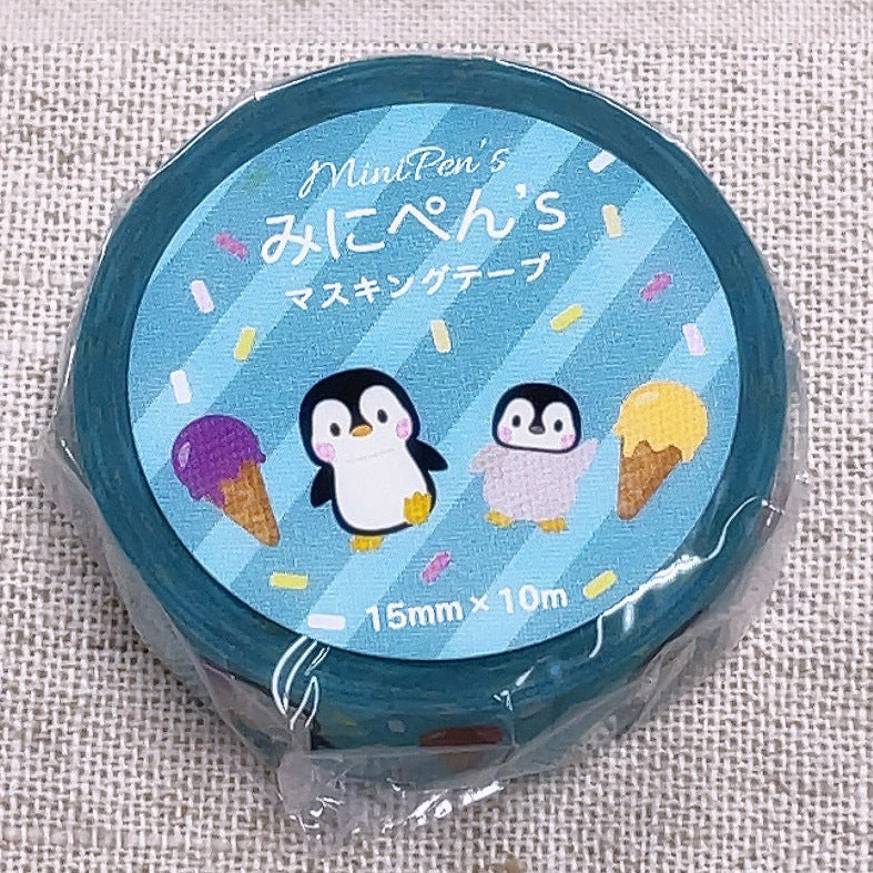 Penguin & Ice Cream Japanese Washi Tape Masking Tape