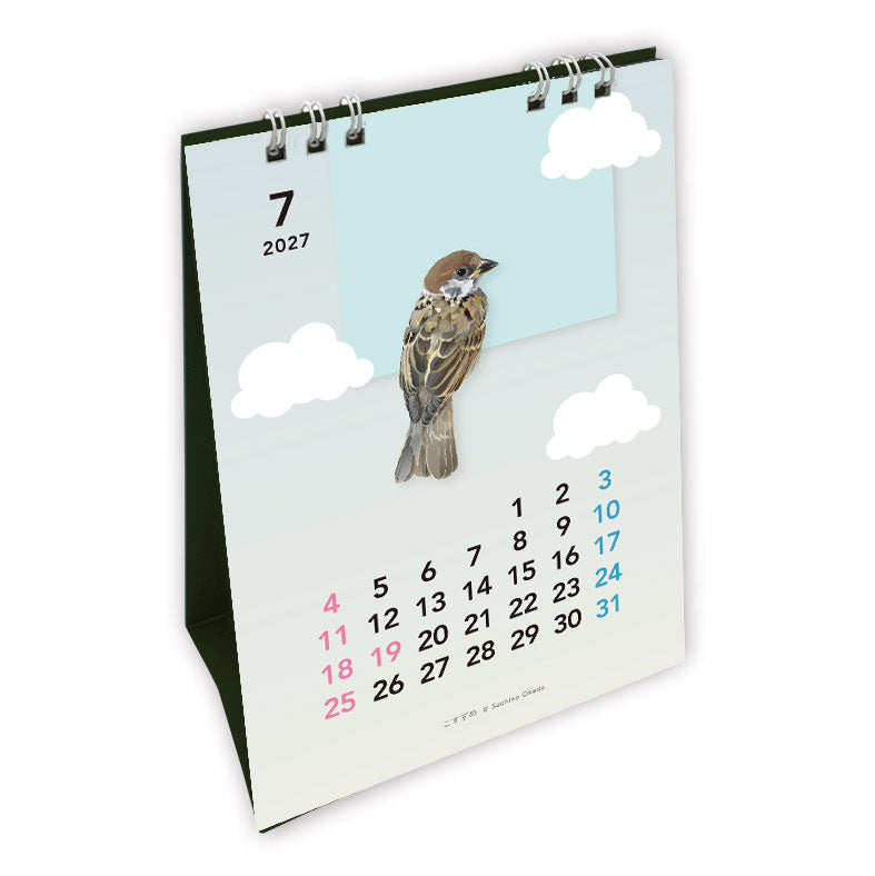 "Pre-order " 2027 Beautiful Birds Desk Calendar
