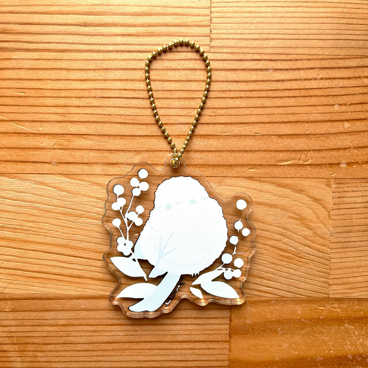 (Made-to-order requests are currently closed. Please wait until we reopen.) Made-to-Order Long-tailed Tit Acrylic Key Holder