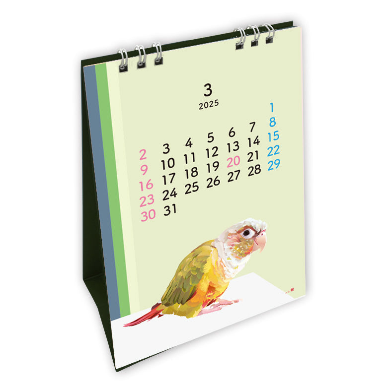 2025 Beautiful Birds Desk Calendar