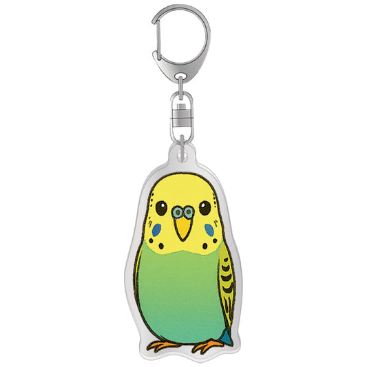 Made-to-Order Budgie Acrylic Key Holder – Order by Nov. 19, 2025/ Estimated Shipping Date: Mid Dec. 2025