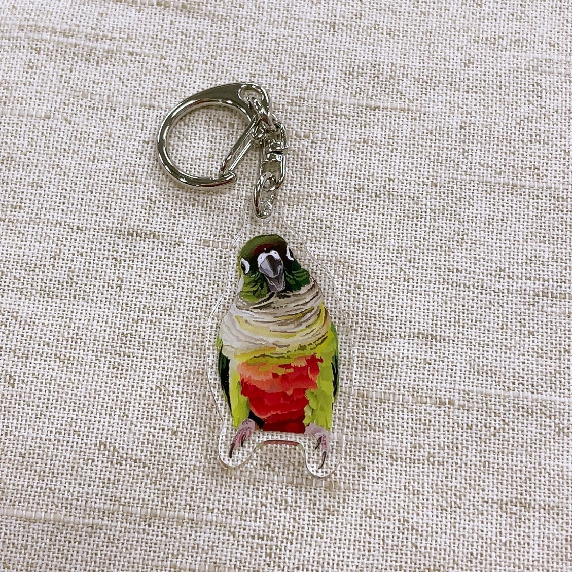 (Made-to-order requests are currently closed. Please wait until we reopen.) Made-to-Order Conure Acrylic Key Holder