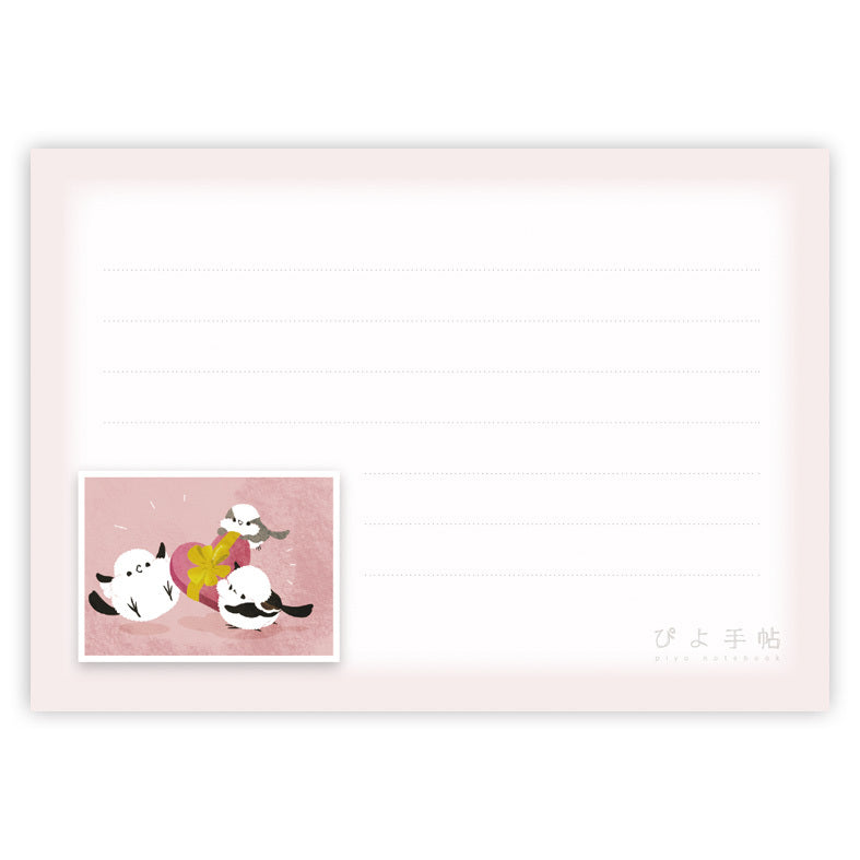 Long-tailed Tit Valentine's Gift Memo Pad