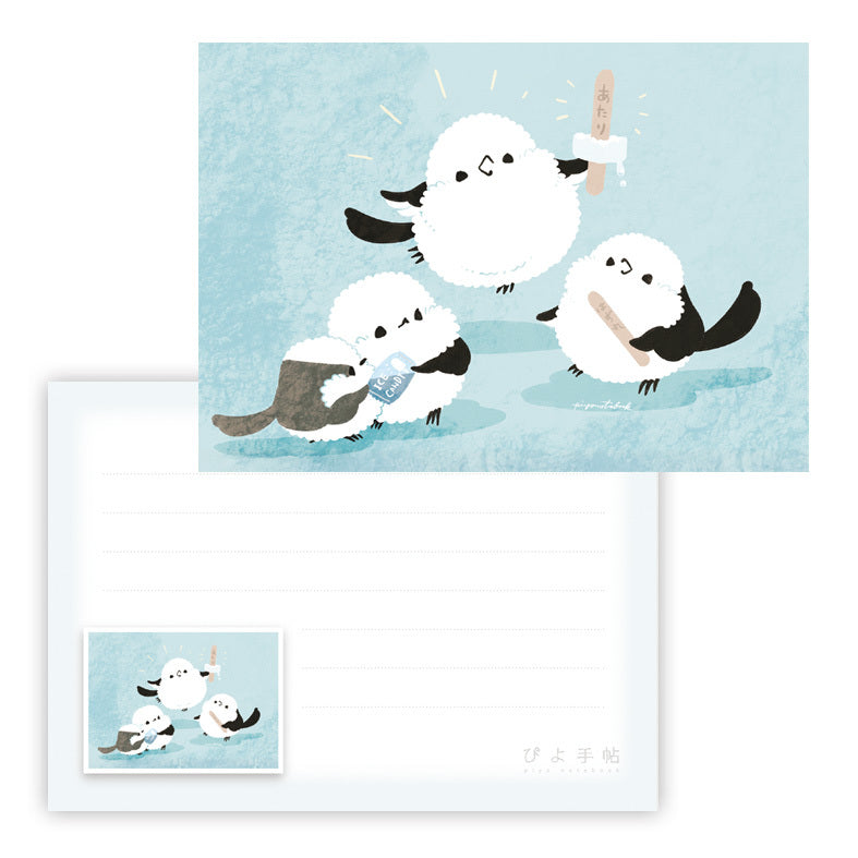 Long-tailed Tit Ice-Pop Memo Pad